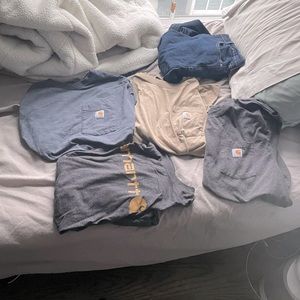 4 Carhartt Original Fit tees. Size XL